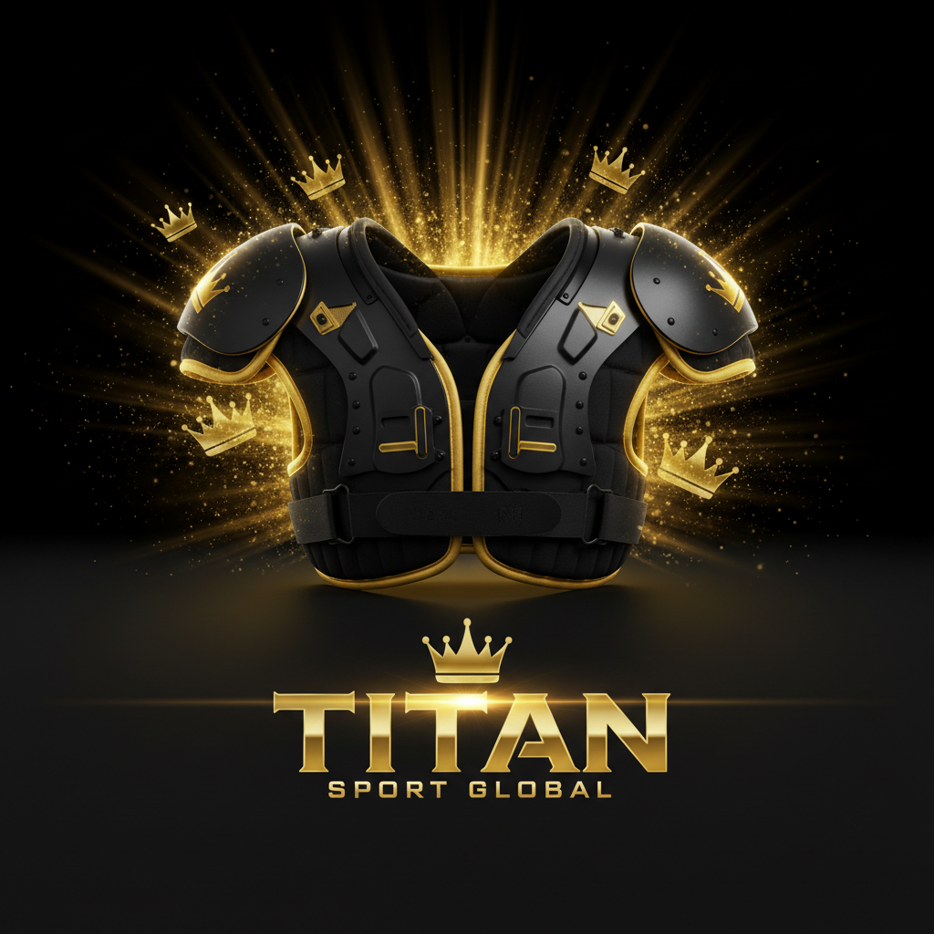 TITAN SPORT GLOBAL pro football shoulder pads skill position elite