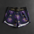 TITAN Women's Cosmic Burst Crown Athletic Shorts — Supernova Queen SWAG Edition