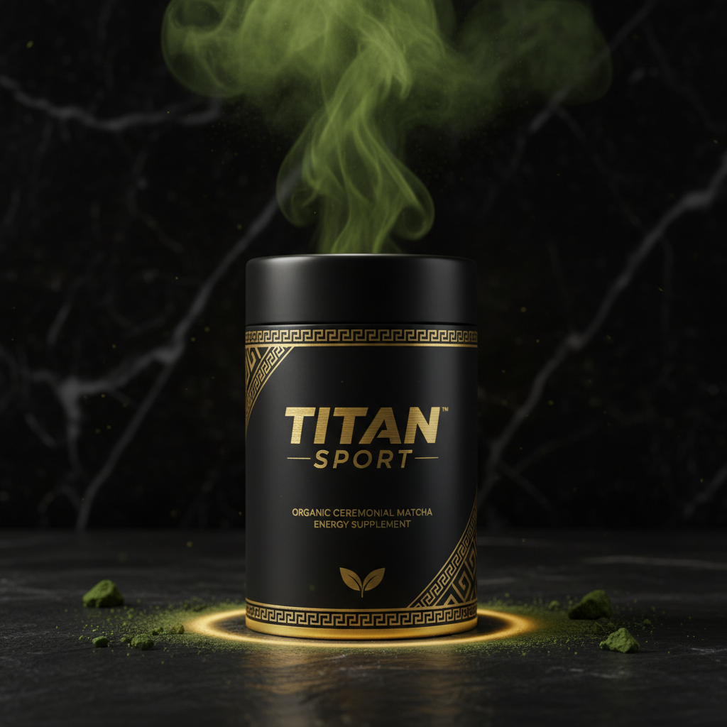 TITAN Organic Matcha Powder - Ceremonial Grade Energy