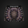 TITAN Women's Cozy Boxer Shorts Mandala Queen Crown Edition