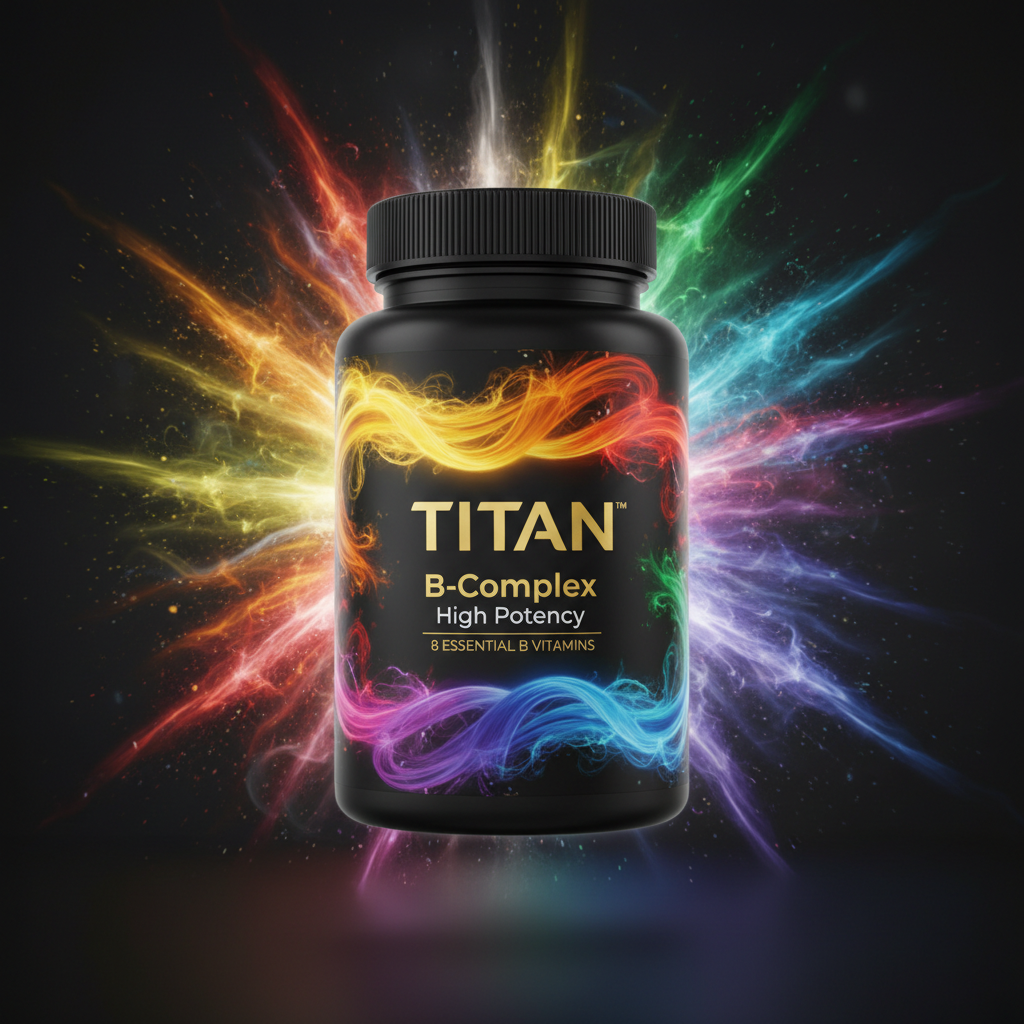 TITAN B-Complex High Potency supplement bottle