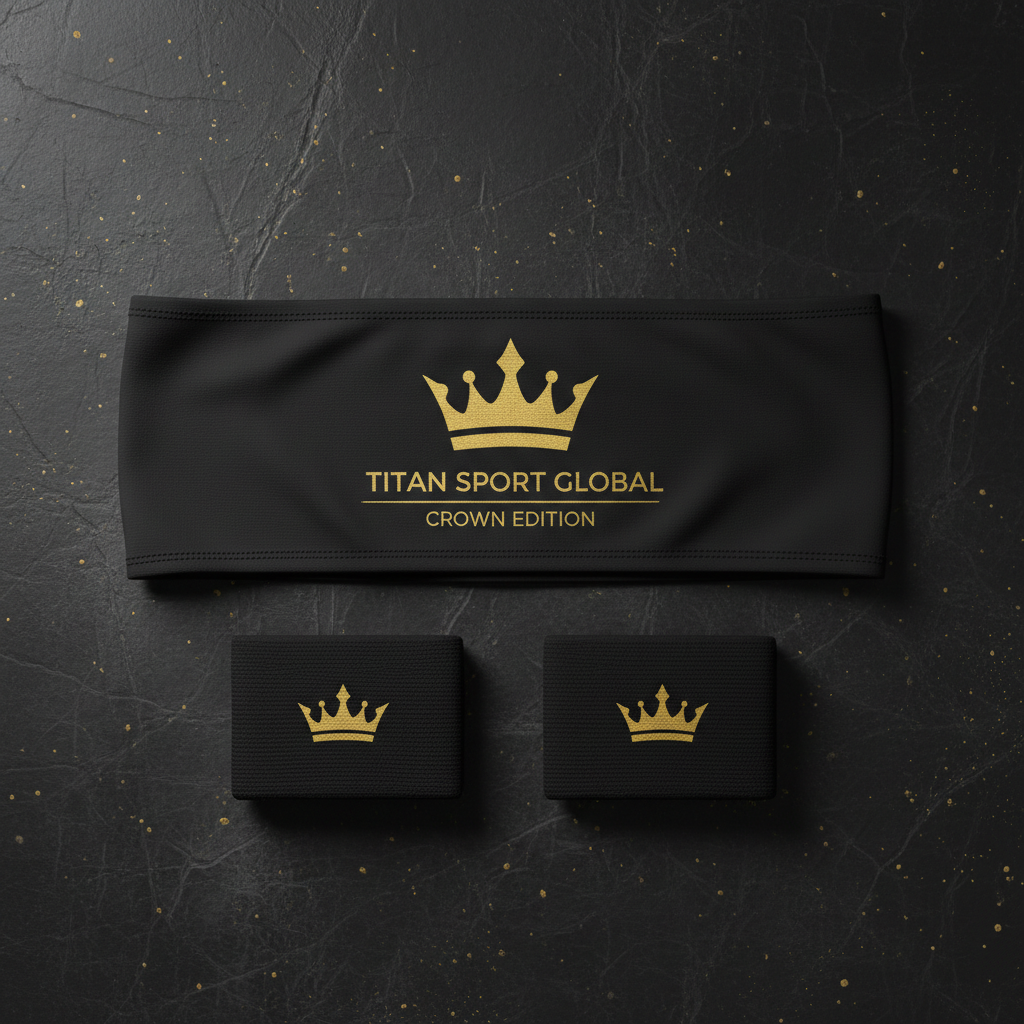TITAN Crown Edition Volleyball Headband & Wristband Set