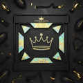 TITAN Crown Edition Rugby Lineout Throwing Net Matte Black Gold