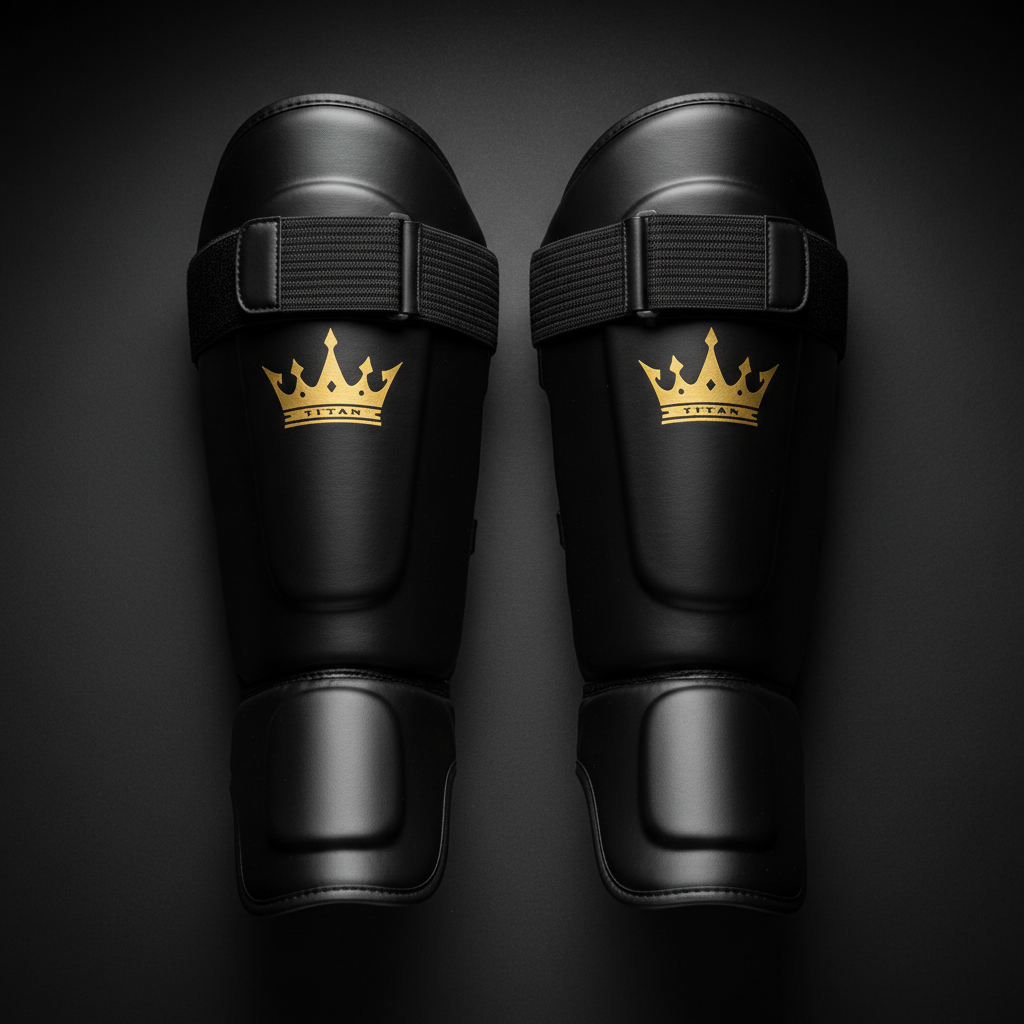 TITAN MMA Shin Guards - Instep Kickboxing Shin Pads
