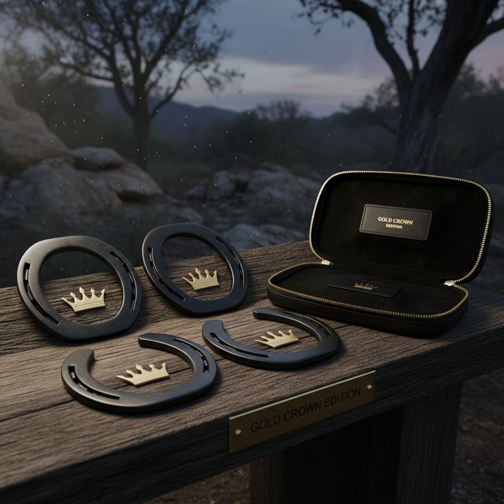 TITAN Off-Grid Horseshoe Set Gold Crown SWAG Edition