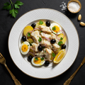 TITAN Portuguese Bacalhau Salad Seafood Lunch Plate