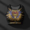 Glorified Women's Crop Top — TITAN Crown Edition tattoo artwork