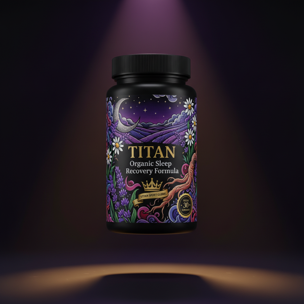 TITAN Organic Sleep & Recovery Formula - Natural Sleep Supplement