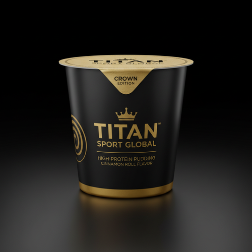 Crown Cinnamon Roll Protein Pudding Cup — TITAN SPORT GLOBAL