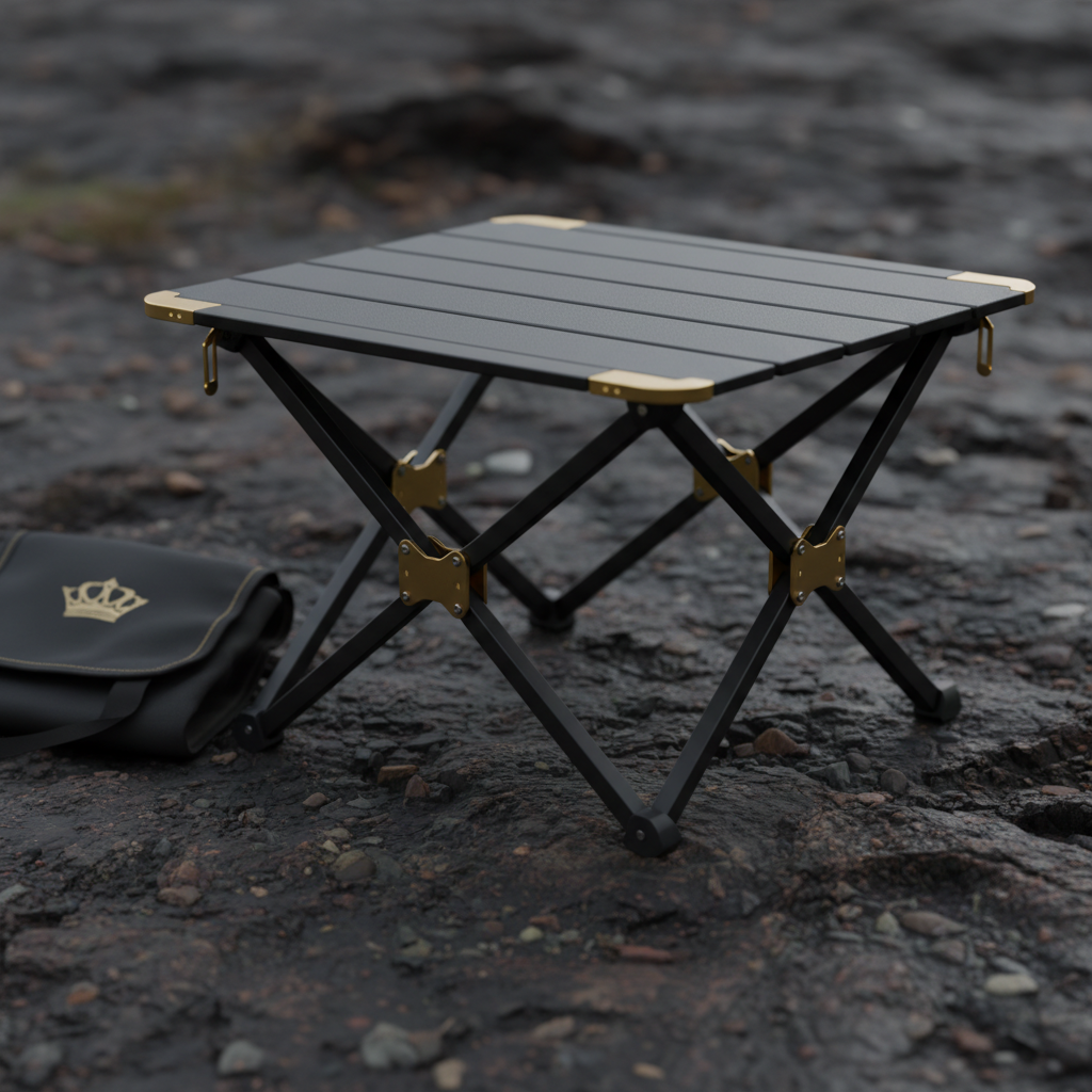 TITAN FieldTable Pro Ultralight Folding Camp Table — Crown Edition