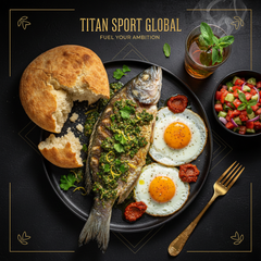 TITAN Algerian Chermoula Sea Bass Breakfast — Weekly & Monthly Plan