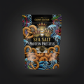 TITAN Protein Pretzel Sea Salt — Crown Edition bold tattoo-style artwork