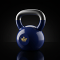 TITAN Competition Kettlebell Royal Crown Edition royal blue gold