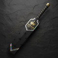 TITAN Crown Edition Cricket Bat Matte Black Gold