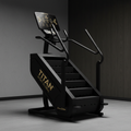 TITAN Crown Edition Stair Climber Machine matte black gold