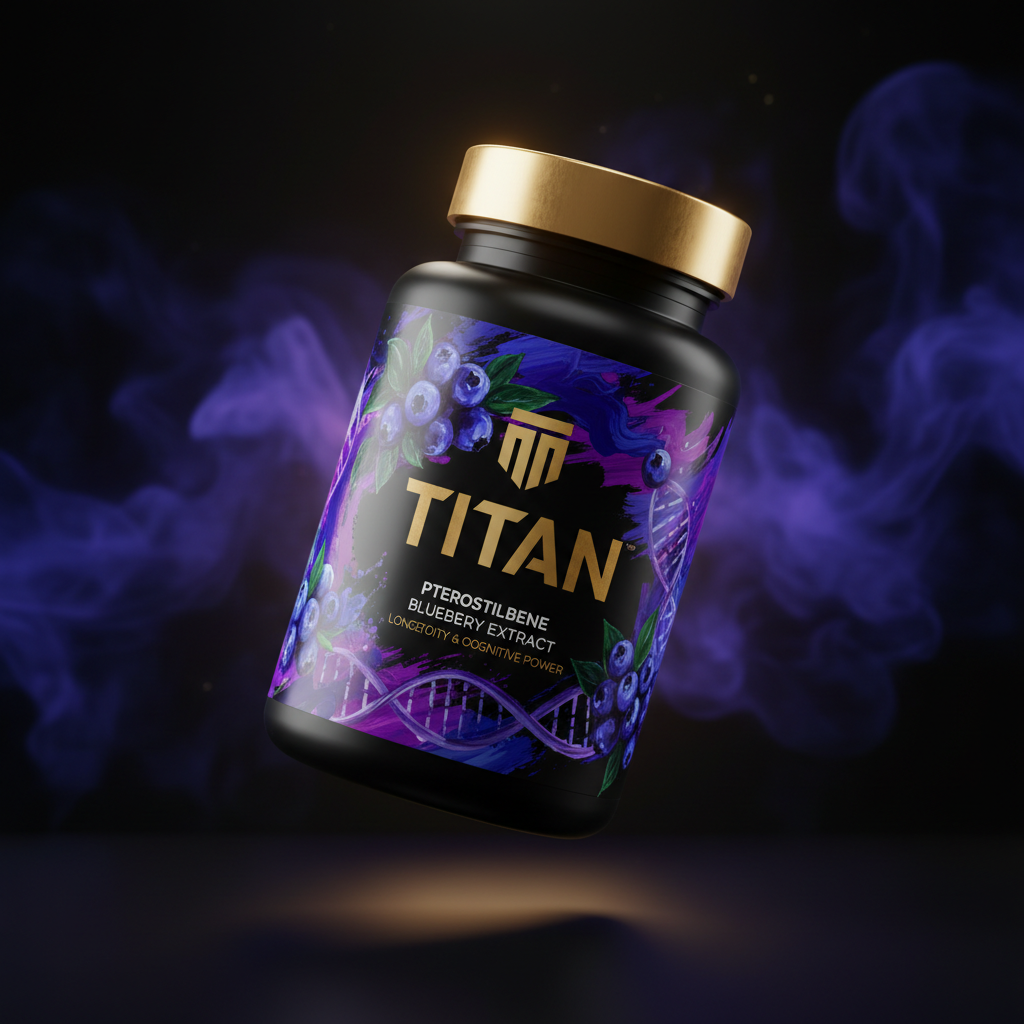 TITAN Pterostilbene Blueberry Extract - 99% Pure Longevity Activator