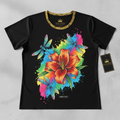 TITAN Plus Women's Tiger Lily Dragonfly Tee — Inclusive Crown Edition