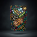 TITAN Dry Roasted Edamame Sea Salt — Crown Edition bold tattoo-style artwork