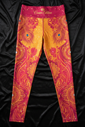 TITAN Women's Indian Rangoli Peacock Leggings — Diwali Queen Edition
