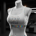 TITAN Women's Elite Sports Bra Diamond Crown SWAG Edition ghost mannequin