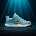 TITAN Kids Mermaid Scales Training Sneaker — Crown Edition