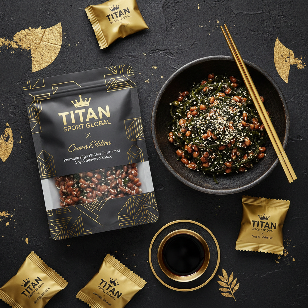 TITAN High-Protein Fermented Soy & Seaweed Snack Pack