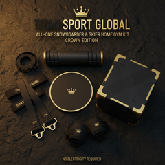 TITAN All-In-One Snowboarder's & Skier's Home Gym Kit — Crown Edition 👑