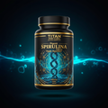 TITAN Organic Spirulina Tablets Vegan Superfood supplement bottle