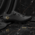 TITAN Cycling Shoe Black Gold Crown Edition
