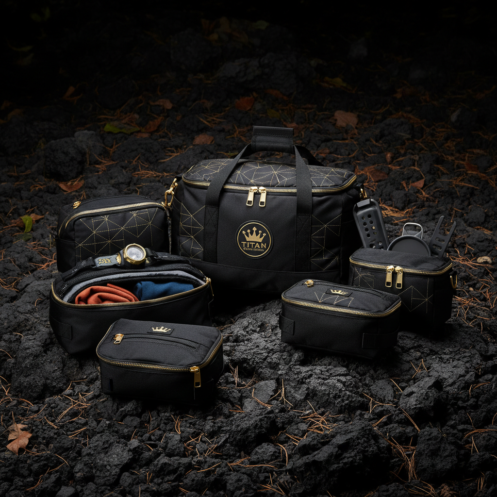 TITAN PackMaster Camp Organizer Packing Cube Set — Crown Edition