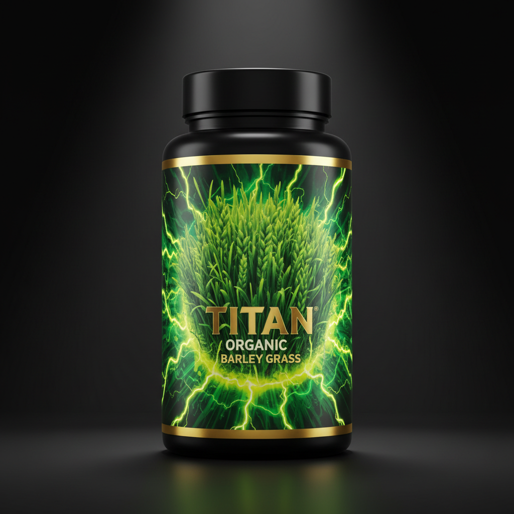 TITAN Organic Barley Grass - Alkaline Energy Booster