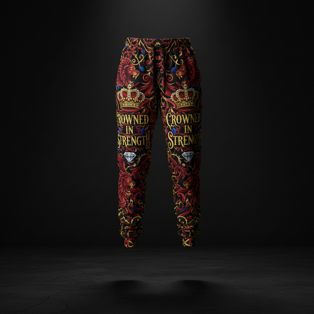 Women's Joggers — Crowned In Strength — Crown Edition
