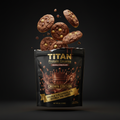 TITAN Protein Cookies Double Chocolate - Double The Gains Crown Edition Design