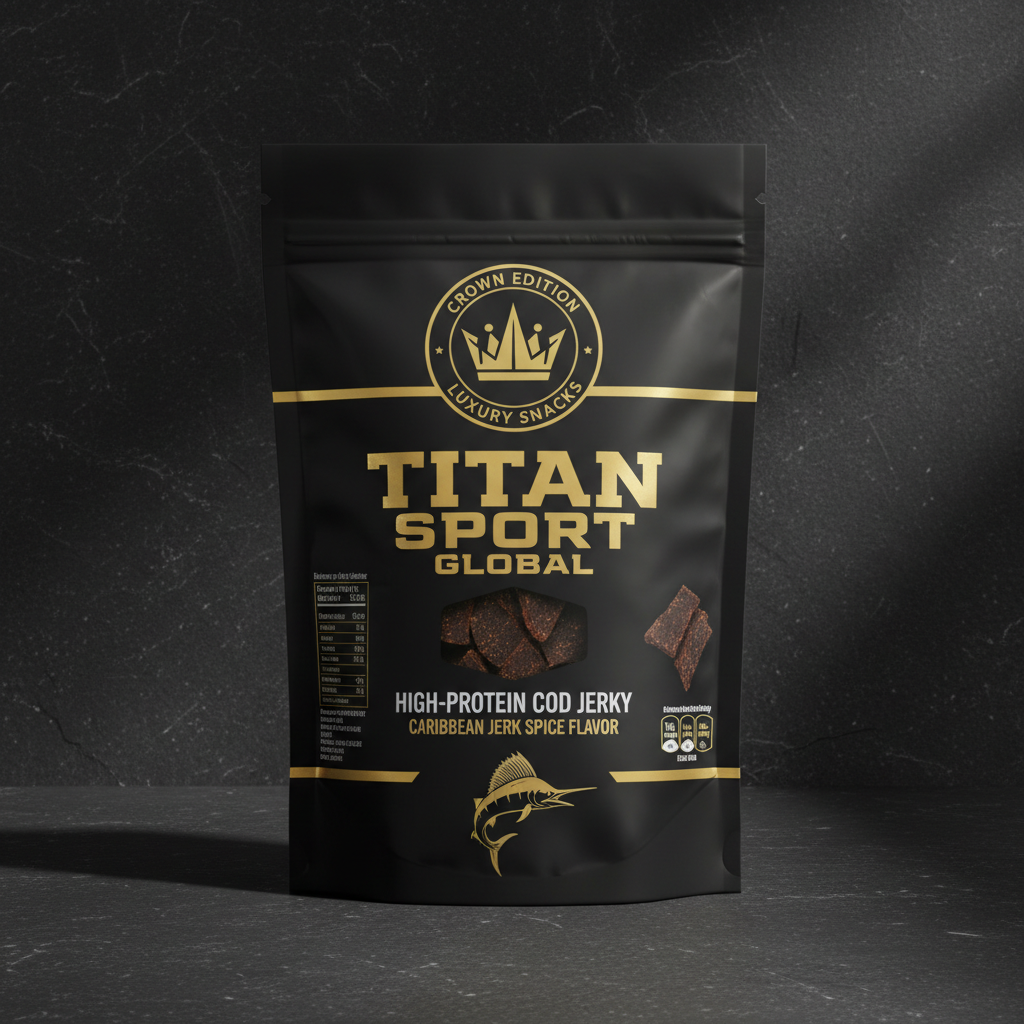 Caribbean Jerk Cod Jerky — TITAN SPORT GLOBAL