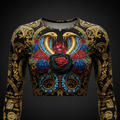 TITAN Women’s Volcanic Rose Serpent Long Sleeve Crop — Cleopatra Edition