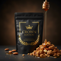 TITAN Protein Granola – Honey Almond Crunch — Crown Edition matte black packaging