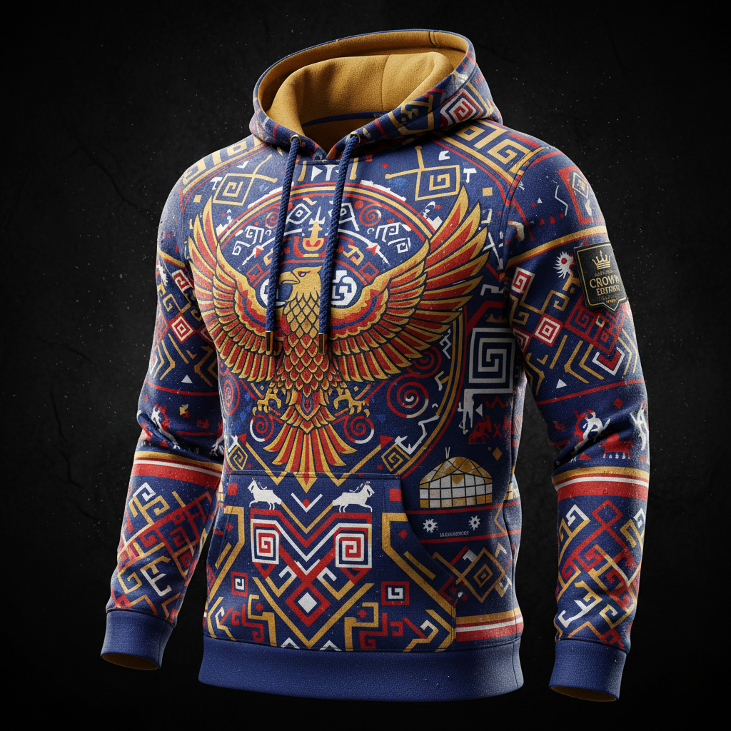 TITAN Mongolian Empire Pullover Hoodie — Khan Edition