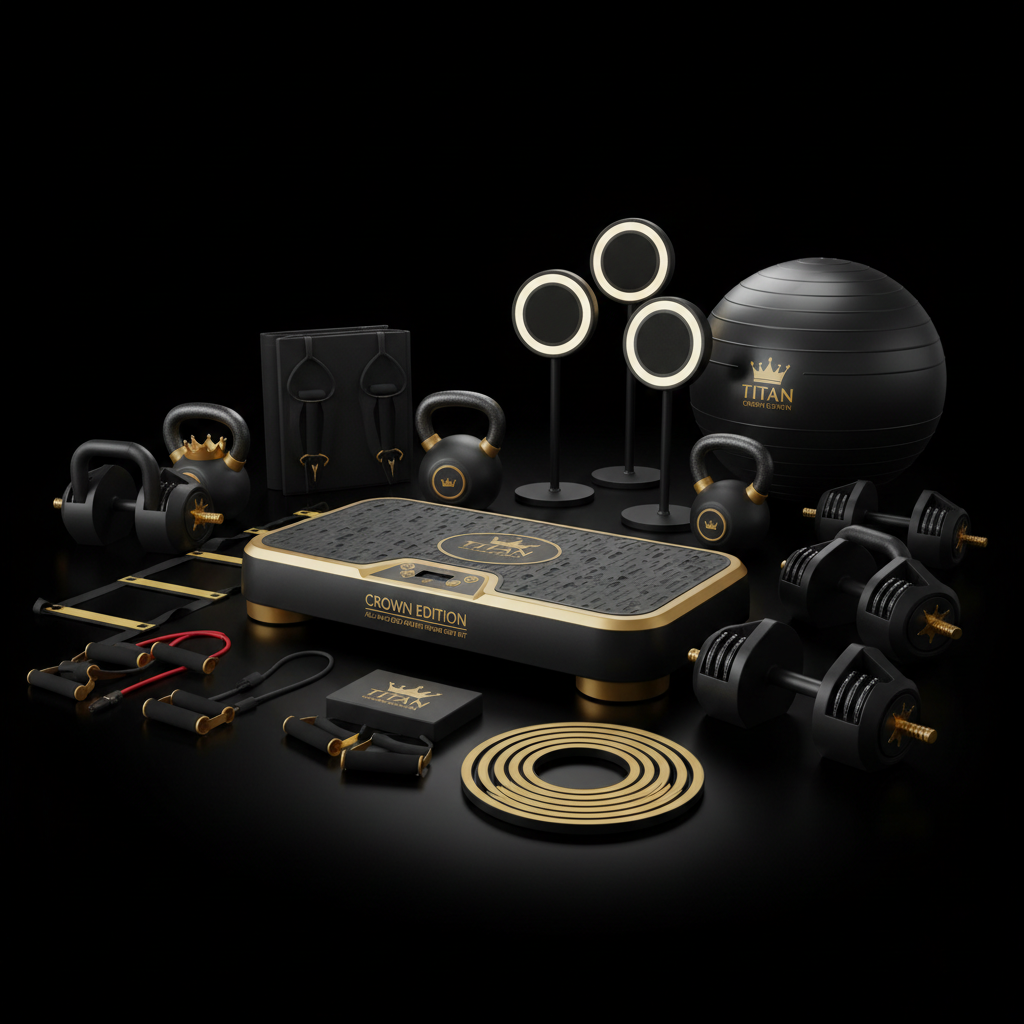 TITAN All-In-One Deaf Athlete Home Gym Kit — Crown Edition
