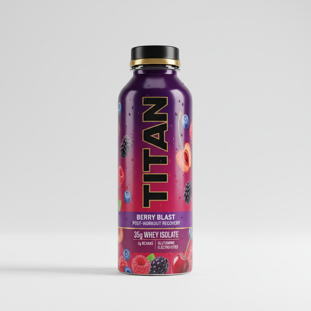 TITAN Recovery Drink - Berry Blast 35g Post-Workout