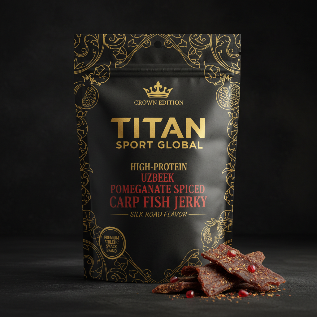 Uzbek Silk Road Pomegranate Carp Jerky — TITAN SPORT GLOBAL