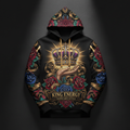 Crowned By Grace Men's Hoodie — TITAN Crown Edition tattoo artwork