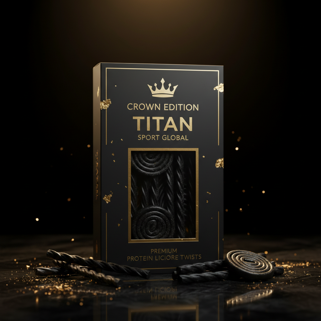 Crown High-Protein Black Licorice Twists