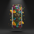 TITAN Protein Energy Drink Mango Passion — Crown Edition bold tattoo-style artwork