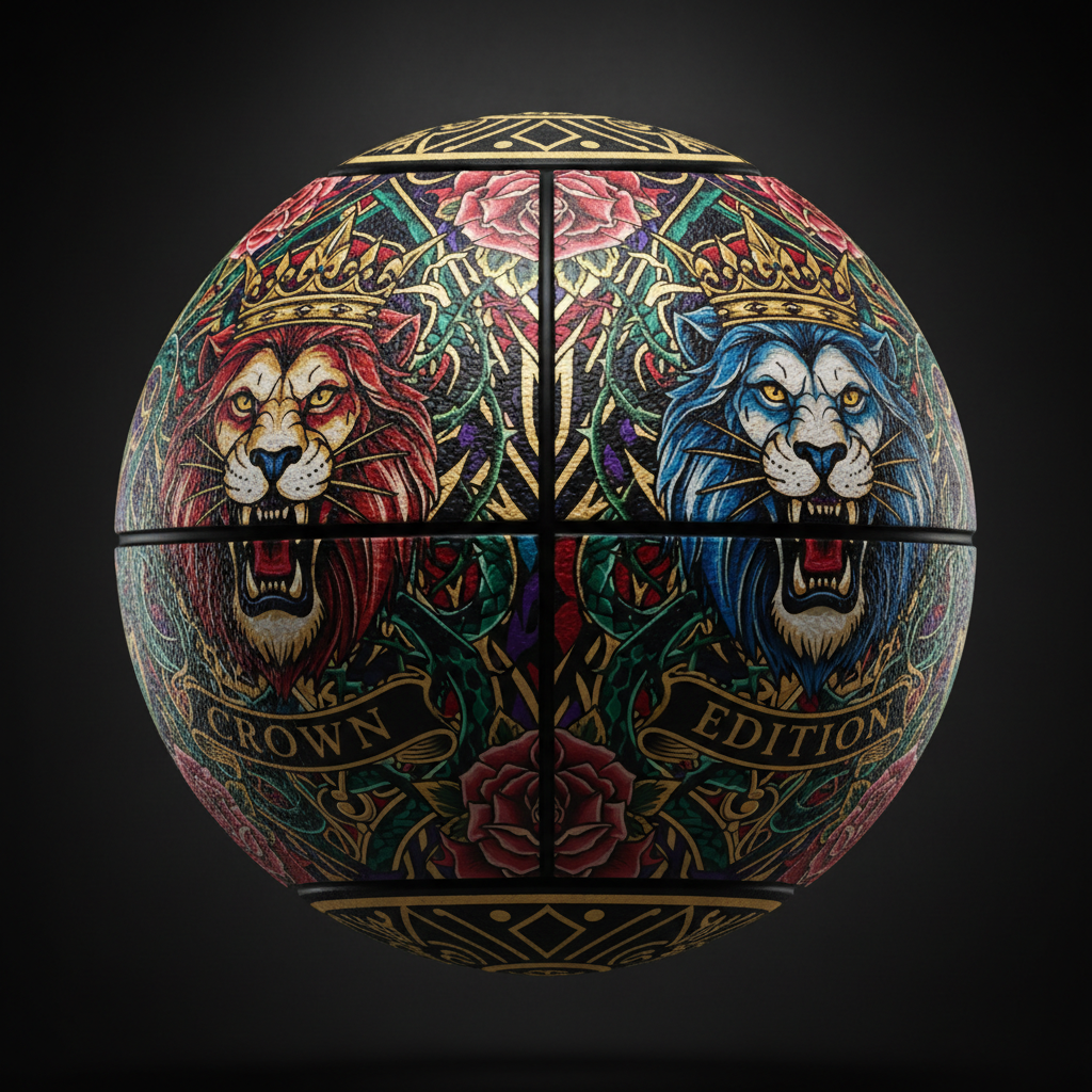 TITAN Crown Edition Dead Bounce Slam Ball — Crown Edition matte black and gold