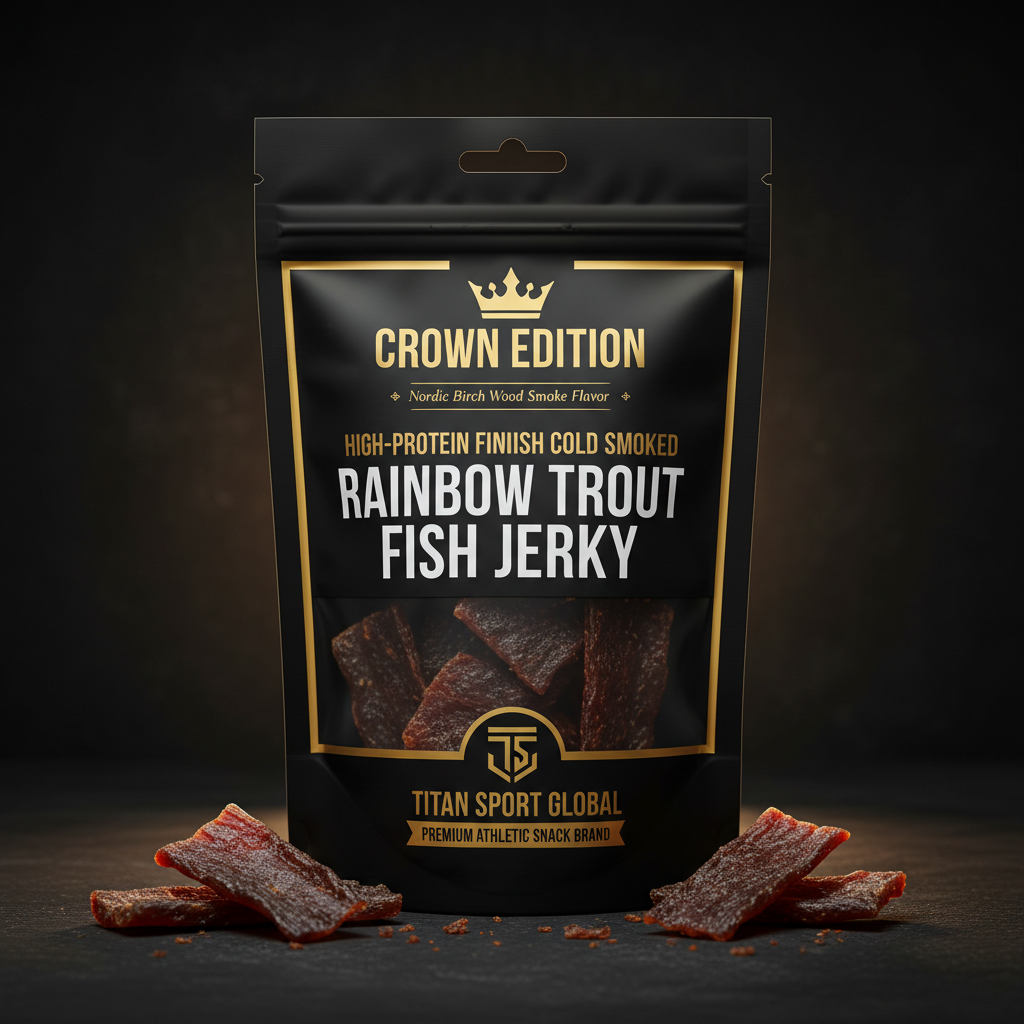 Finnish Birch Smoked Rainbow Trout Jerky — TITAN SPORT GLOBAL