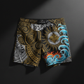 TITAN Men's Swim Trunks Maori King Crown Edition