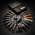 TITAN Vegan Protein Bar Mega Variety Pack 24 Bars Crown Edition — premium flat lay bundle product shot