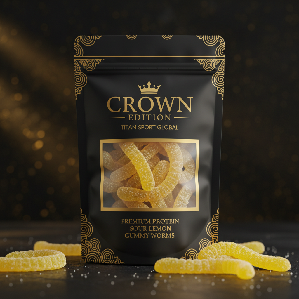 Crown High-Protein Sour Lemon Worms