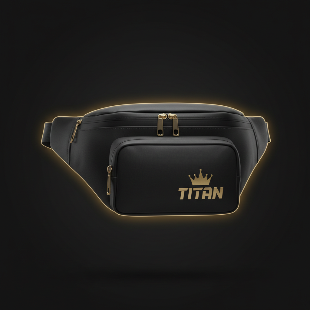 TITAN Fanny Pack - Water-Resistant Athletic Waist Pack
