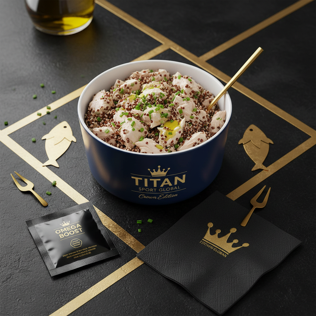 TITAN High-Protein Tuna & Quinoa Power Snack Cup
